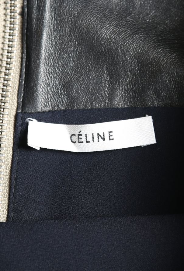 Céline F/W 2011 Leather Panel Skirt - 5