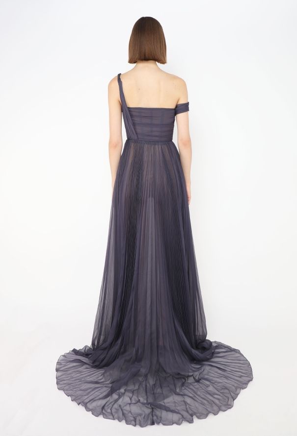 Dior 2025 Chiffon Plissé Bustier Gown - 5