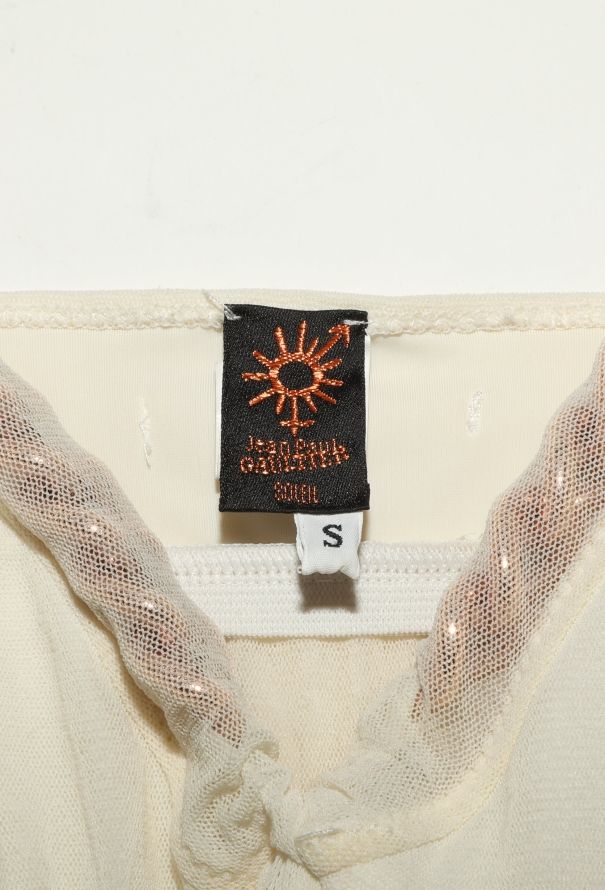 Jean Paul Gaultier Ruched Chainlink Mesh Gown - 5