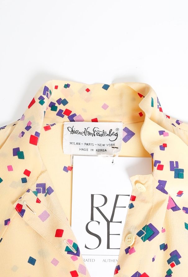 Diane Von Furstenberg '80s Lavallière Silk Dress - 5