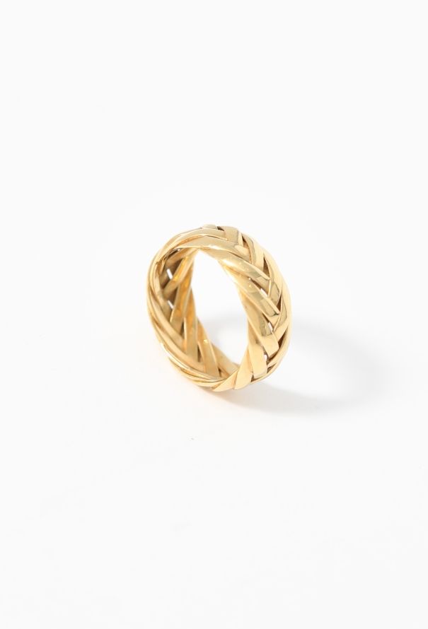 Loewe S/S 2023 Braided Sterling Ring - 1