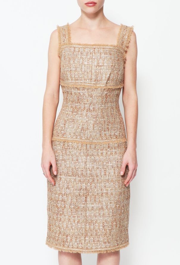 Chanel Iconic S/S 2005 Iridescent Tweed Dress - 3