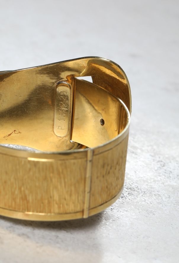 Vintage & Antique 18k Yellow Gold Belt Bracelet - 5