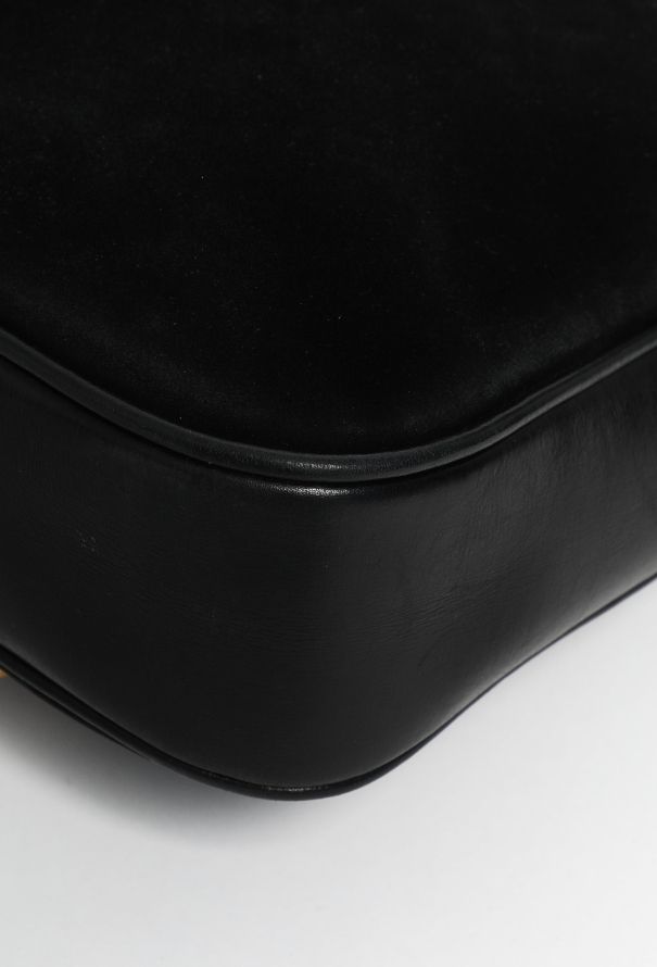 Gucci '70s Horsebit Suede Shoulder Bag - 8