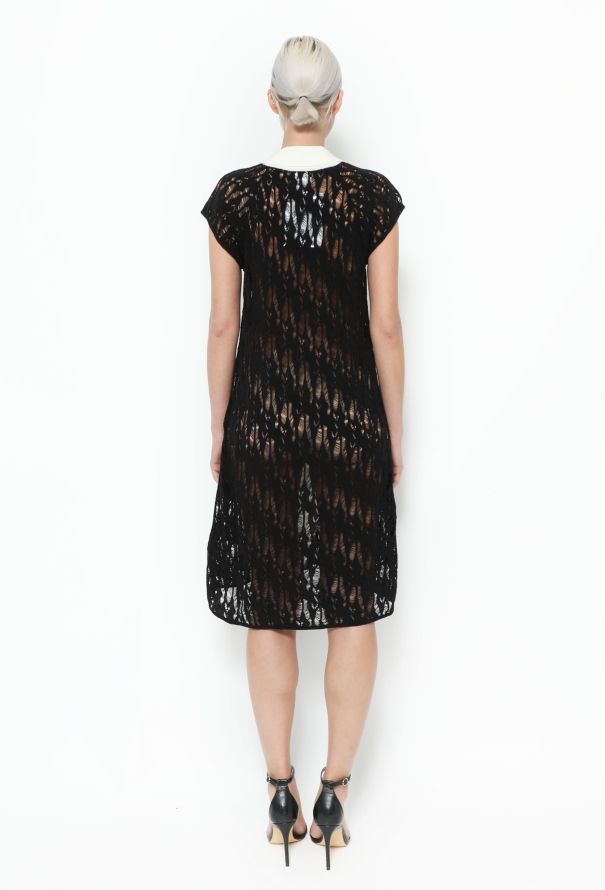 Chanel 2012 Bicolor Distressed Polo Dress - 4