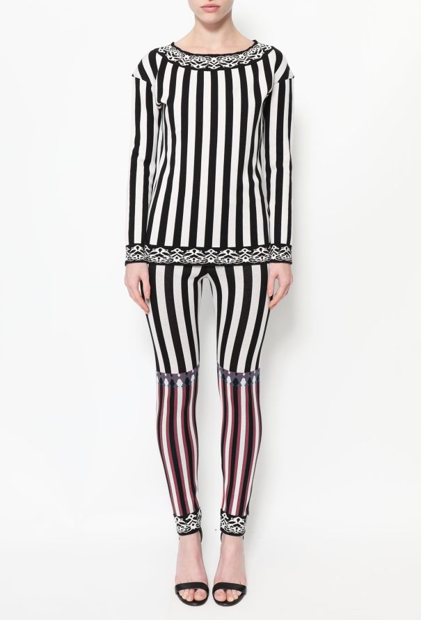 Alaïa COLLECTOR S/S 1992 Striped Knit Ensemble - 3