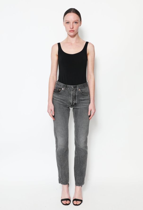 Balenciaga Washed Archetype Jeans - 1
