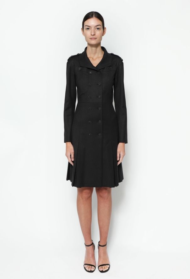 Chanel Double-Breasted Trench Dress - 4
