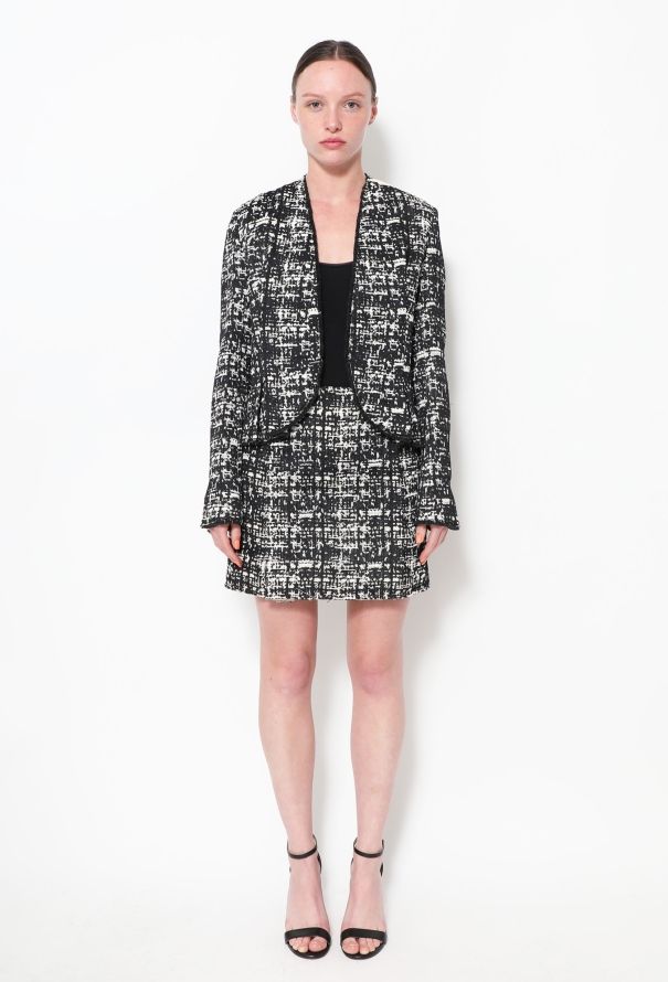 Balenciaga CAMPAIGN S/S 2013 Tweed Skirt Set - 4
