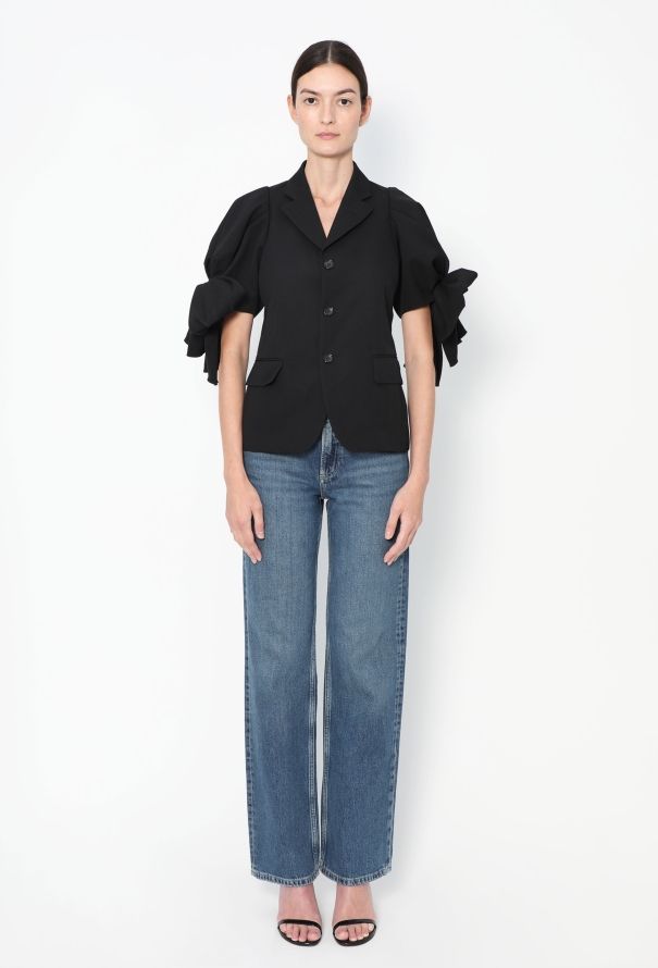 Comme des Garçons 2022 Bow Appliqué Jacket - 4