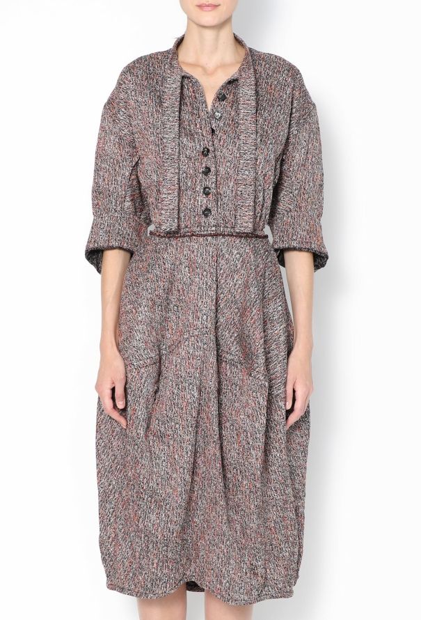 Bottega Veneta S/S 2024 Woven Balloon Dress - 3