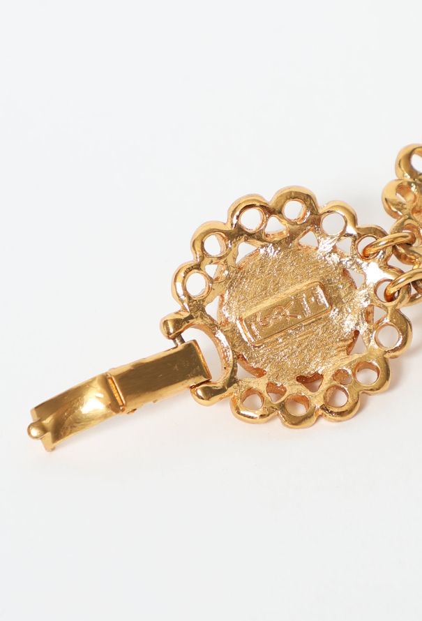 Saint Laurent Vintage Pearl Cabochon Bracelet - 6