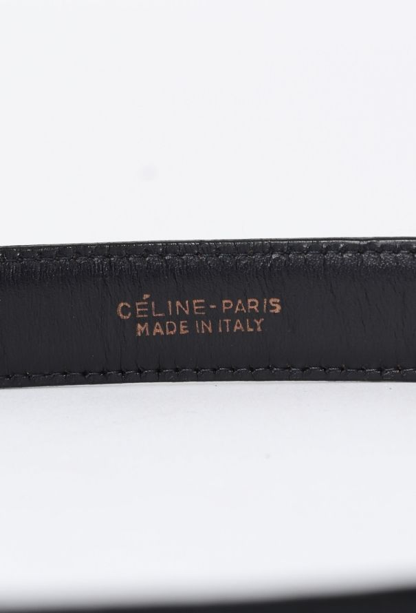 Céline '70s Horsebit Leather Belt - 5