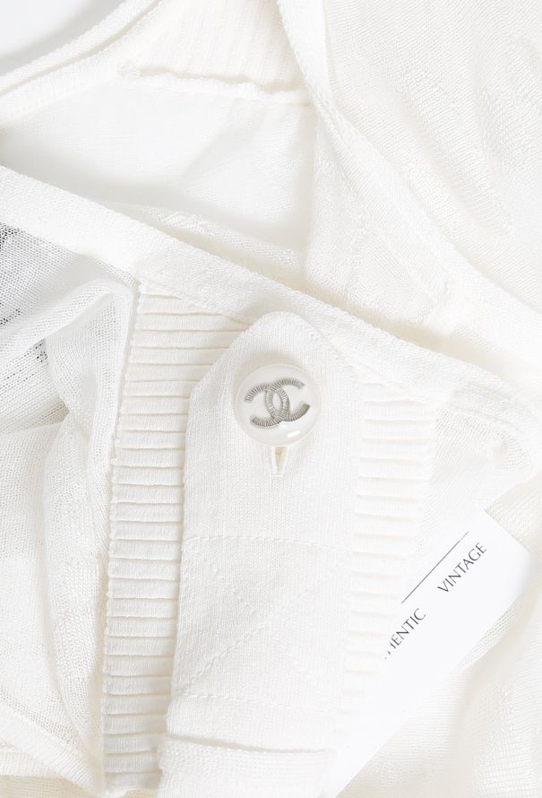 Chanel 2016 Embroidered 'CC'  Flared Dress - 6