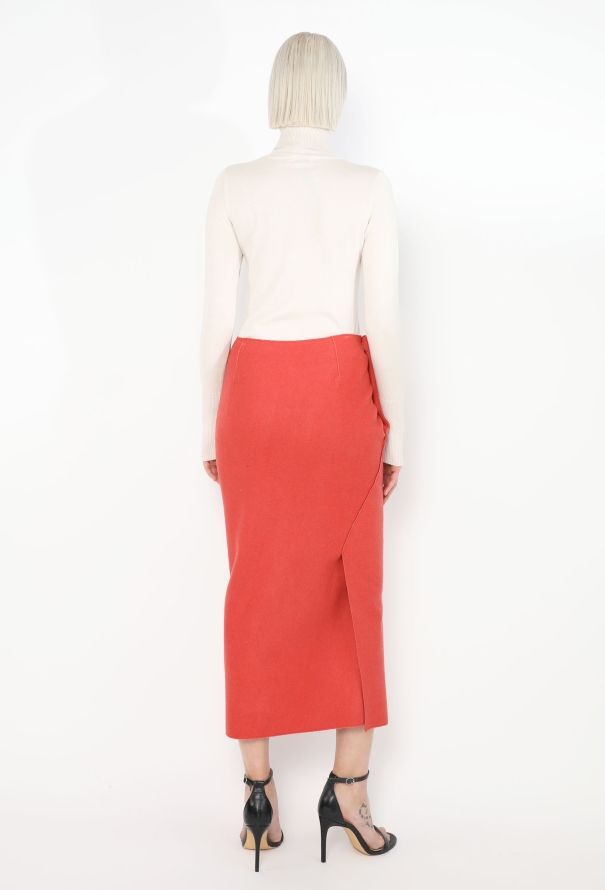Jil Sander Early 2000s Asymmetrical Felted Skirt - 4