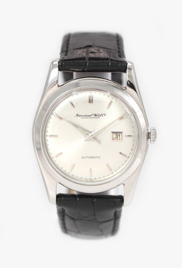 IWC 1970s Calatrava-Style Stainless Steel Watch - 1