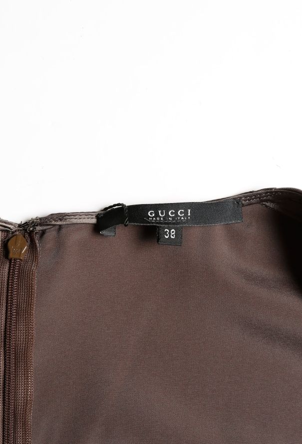 Gucci TOM FORD F/W 2003 Ruched Silk Dress - 5