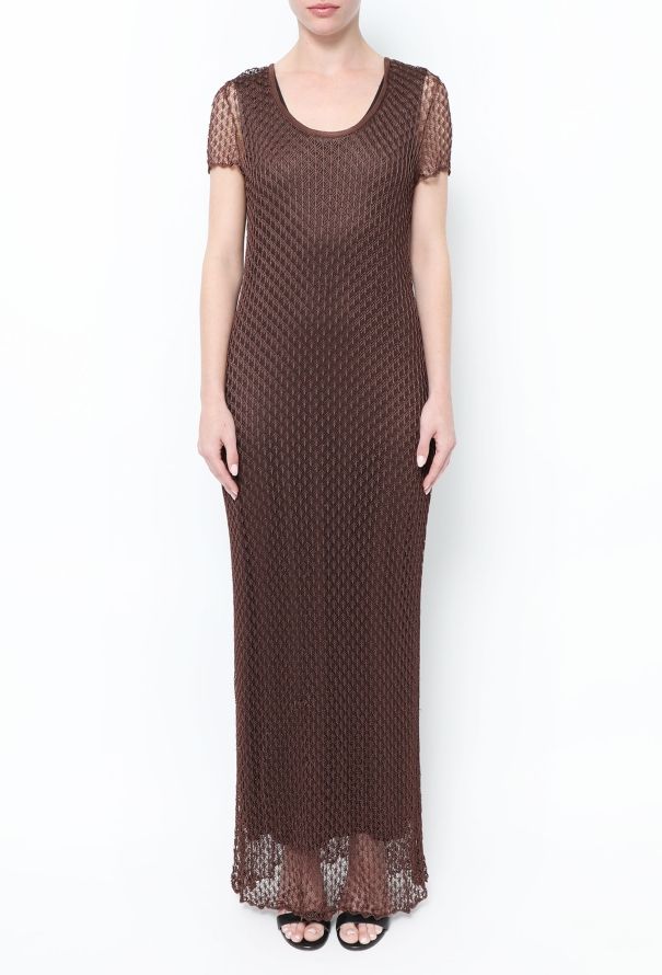 Karl Lagerfeld S/S 1997 Crochet Slip - 3