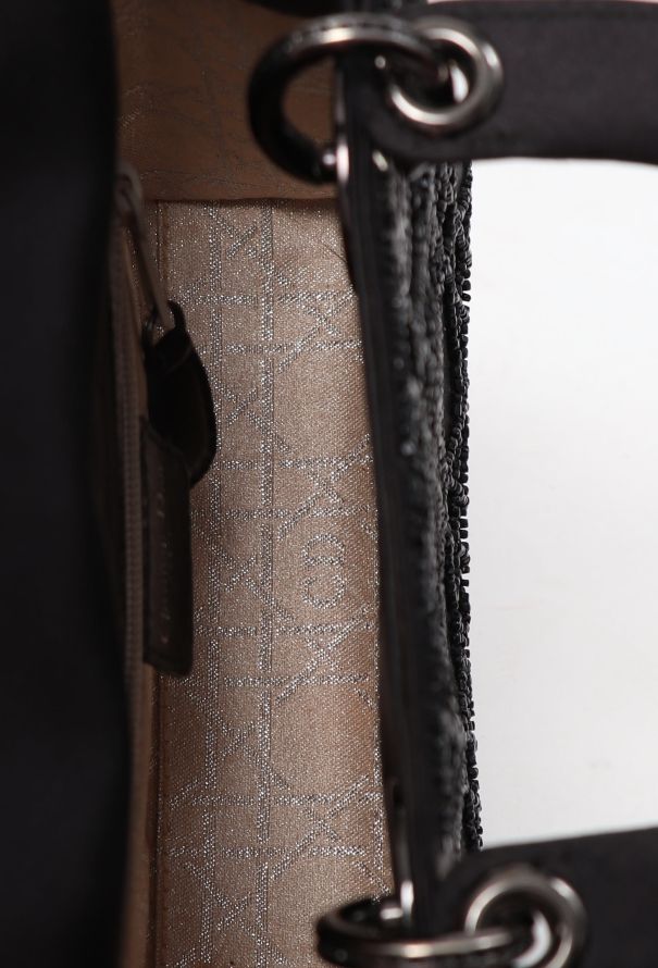 Dior '90s Mini Lady Dior  Satin Cannage Bag - 12