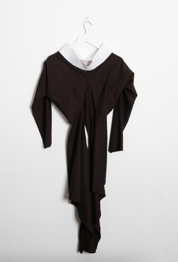 Comme des Garçons 1994 Ruffled Asymmetrical Dress - 10