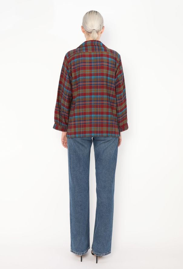 Saint Laurent 1979 Plaid Flannel Shirt - 5