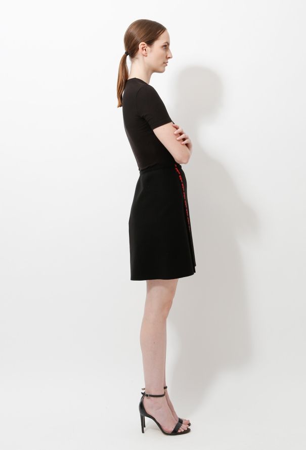 Alaïa Embroidered Box Pleated Skirt - 4