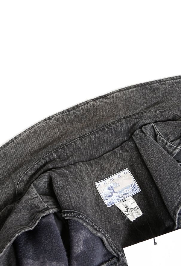 Kenzo '80s Fringed Western Denim Jacket - 7
