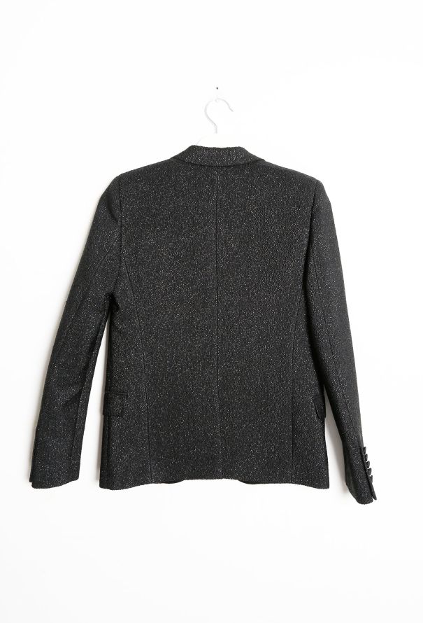 Saint Laurent Iridescent Smoking Blazer - 9