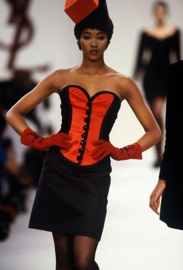 Saint Laurent COLLECTOR F/W 1988 Velvet Bustier - 2