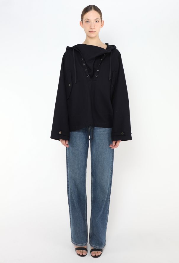 Céline 2017 Eyelet Hooded Sweater - 2
