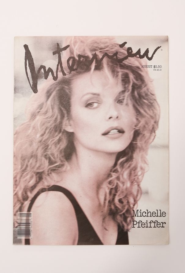 Interview Magazine Michelle Pfeiffer, August 1988 Issue - 1
