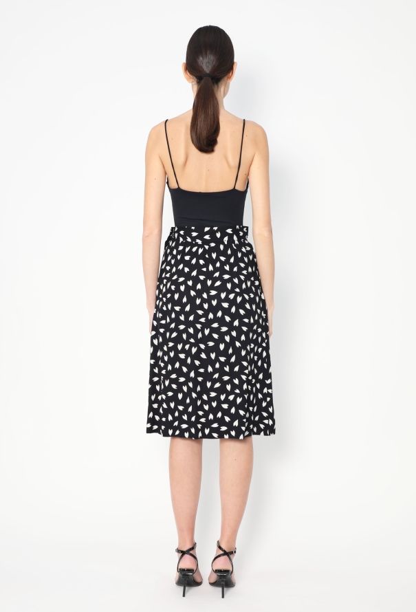 Saint Laurent S/S 1979 Crêpe Heart Print Ensemble - 8