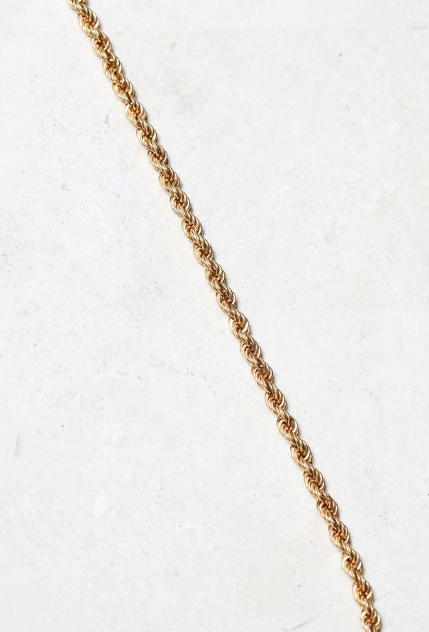 Vintage Fine Jewelry 18k Gold Twisted Sautoir - 3