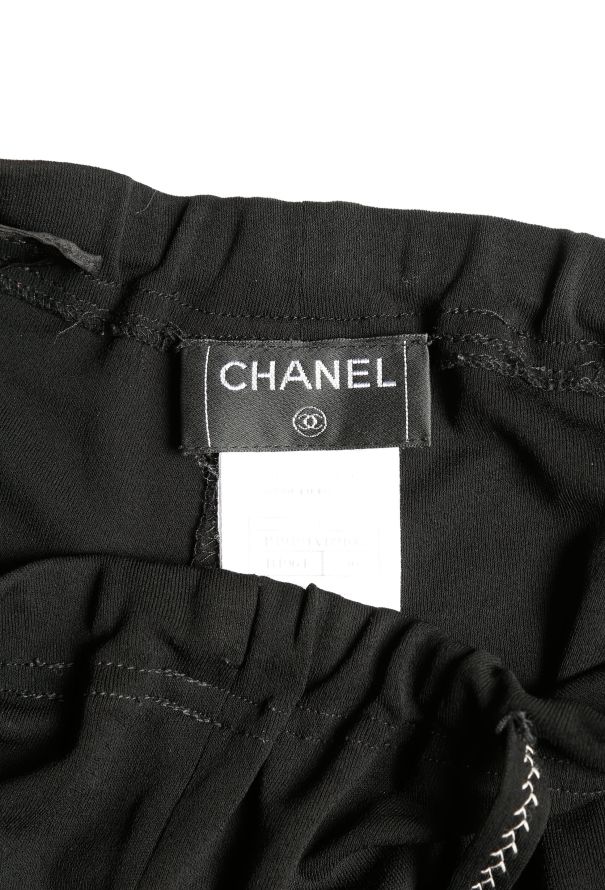 Chanel Tiered Jersey Palazzo Pants - 4