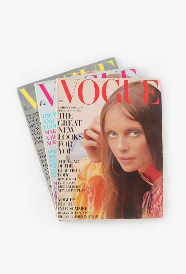 VOGUE UK 1970 Bailey, Bourdin, Arrowsmith Trio - 1