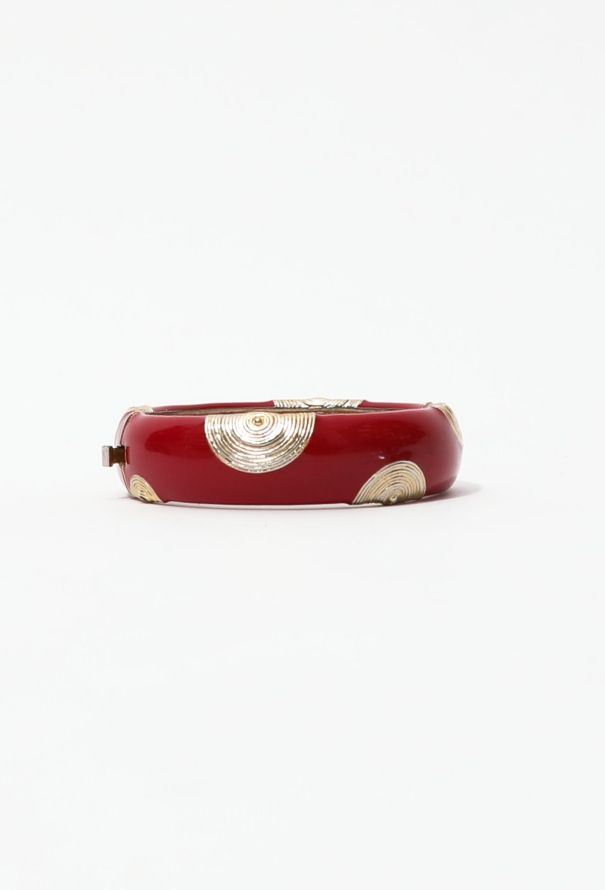 Balenciaga Vintage Resin Bangle Bracelet - 2