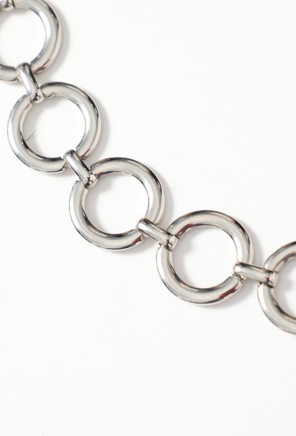 Saint Laurent Mid '90s Chainlink Heart Belt - 4