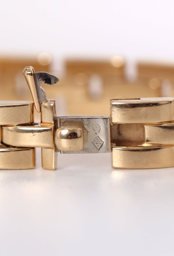 Cartier Panthère 18k Yellow Gold Mesh Bracelet - 7