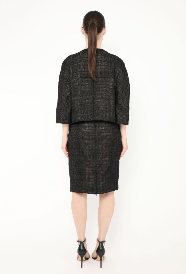 Chanel S/S 2012 Iridescent Bouclé Tweed Set - 7