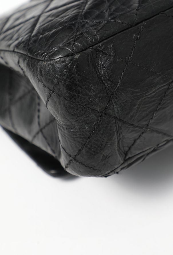 Chanel Black 2.55 Medium Flap Bag - 13