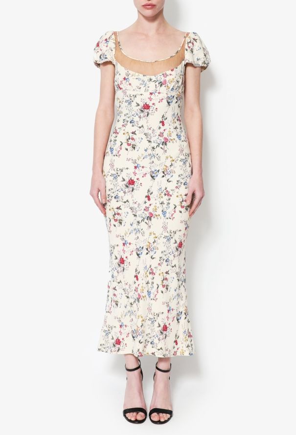 Givenchy COLLECTOR S/S 1997 Floral Empire Gown - 4