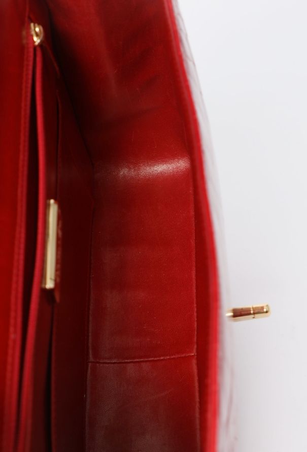 Chanel Jumbo Timeless Bag in Red Alligator – Bespoke Order - 12