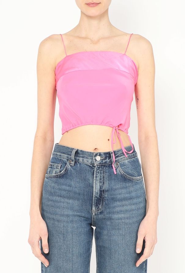 Chloé Late '90s Cropped Silk Camisole - 1