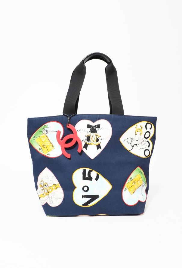 Chanel Coco Hearts Tote Bag - 1