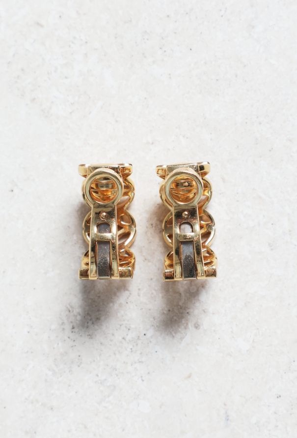 Mellerio 18k Gold & Diamond Floral Clip Earrings - 4