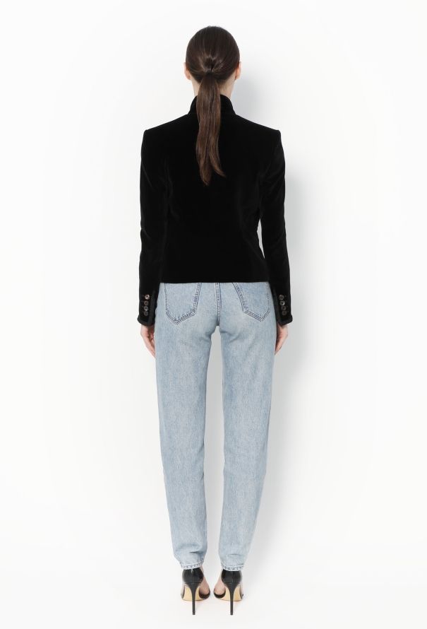 Saint Laurent F/W 2001 Tom Ford Velvet Jacket - 5