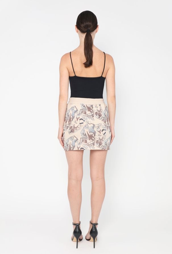 Hermès 2021 'Zouaves et Dragons Finesse' Skirt - 4