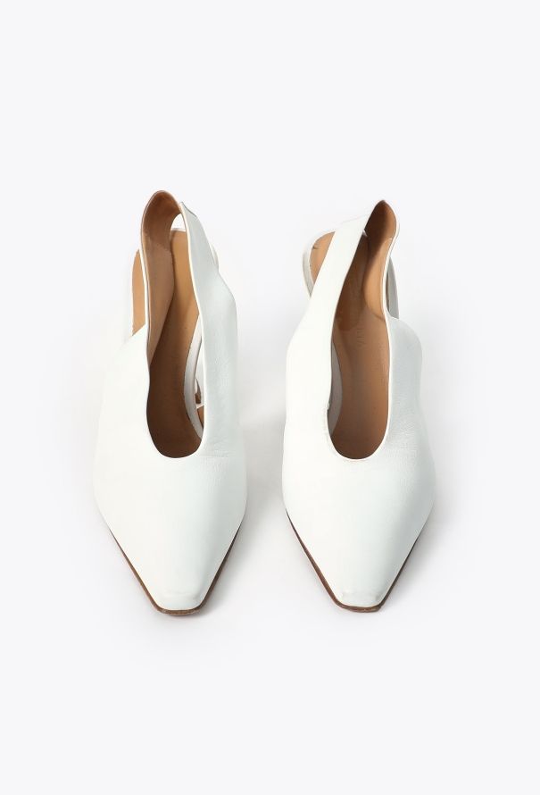 Bottega Veneta S/S 2025 Almond Slingback Pumps - 4