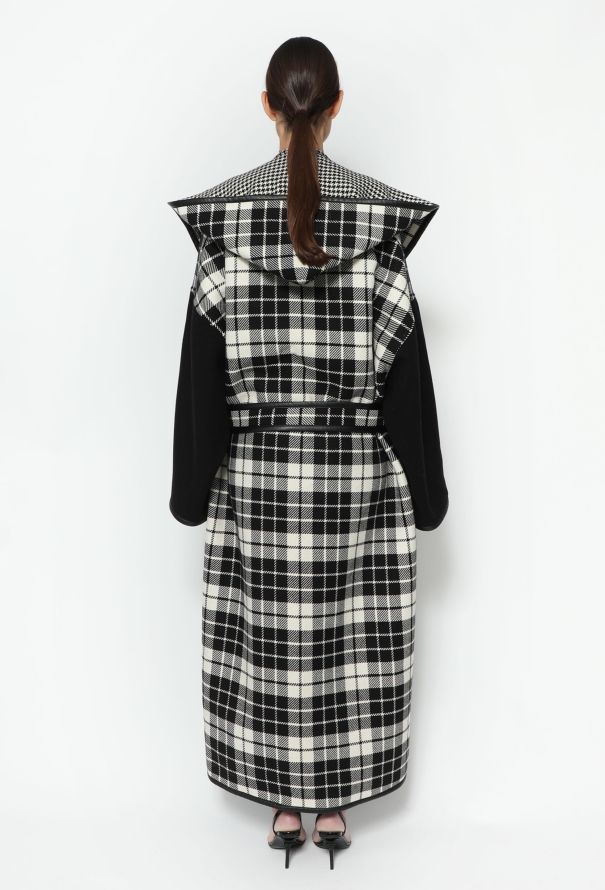 Balenciaga Resort 2020 Checkered Wool Coat - 8