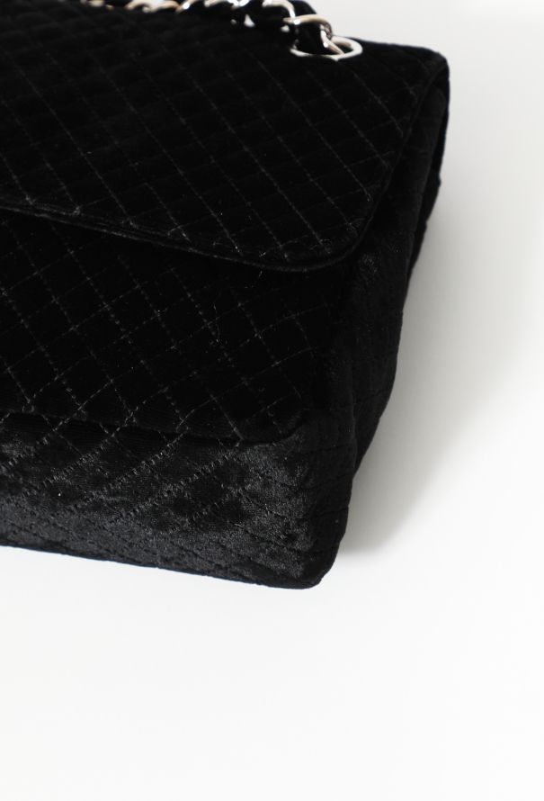 Chanel Velvet Medium Timeless Bag - 7